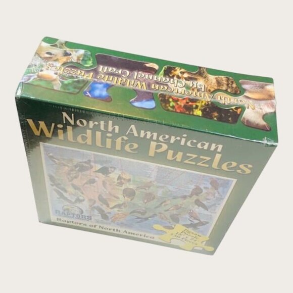 North American Wildlife Raptors 550 Piece Jigsaw Puzzle 18 x 24 Made In USA New - Picture 2 of 3